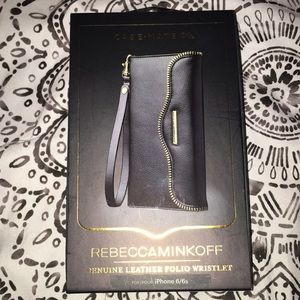 REBECCA MINKOFF GENUINE LEATHER IPHONE 6/6s CASE